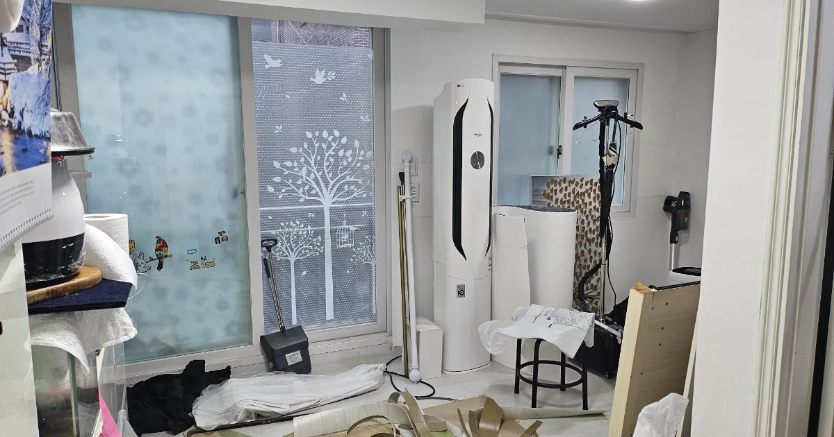 구로구 하안동 빌라 14평 도배 시공 후기｜전후 사진·비용·과정 총정리